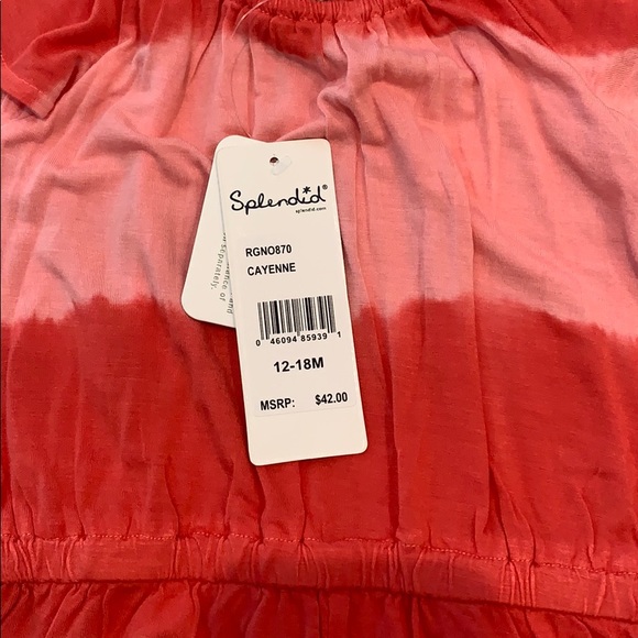 NWT Splendid Tie Dye Romper 12-18M - Picture 5 of 5